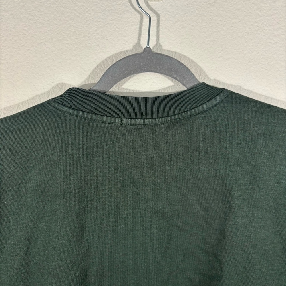 Brandy Melville John Galt Green Crewneck Sweater New York Baggy Oversized Casual - Picture 12 of 14